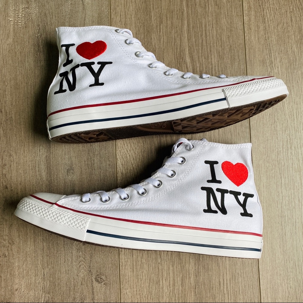 NWT Converse Chuck Taylor All Star “I Love NY”Mens - Picture 9 of 11